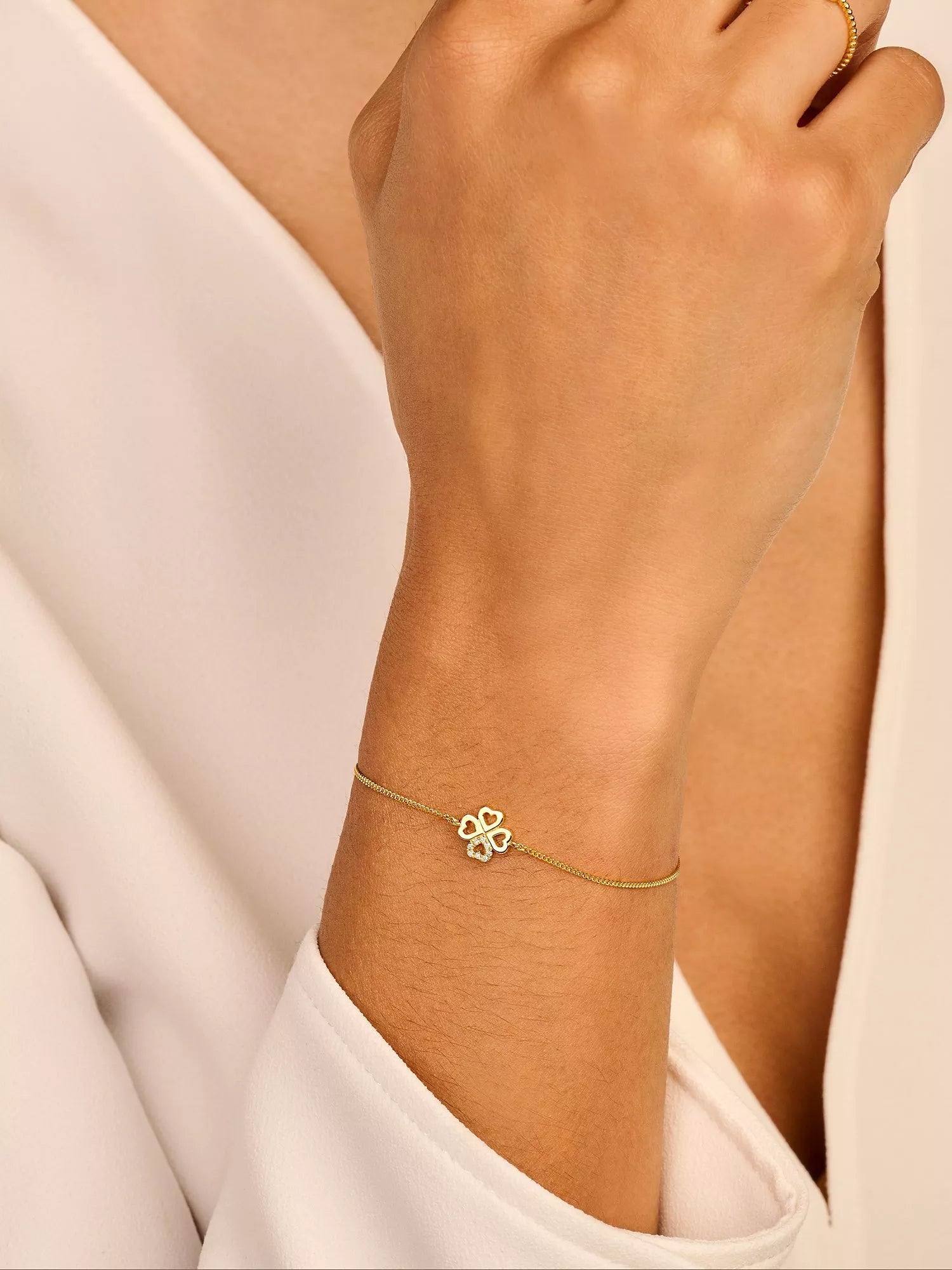 DPT Antwerp diamond chain bracelet silver - British product