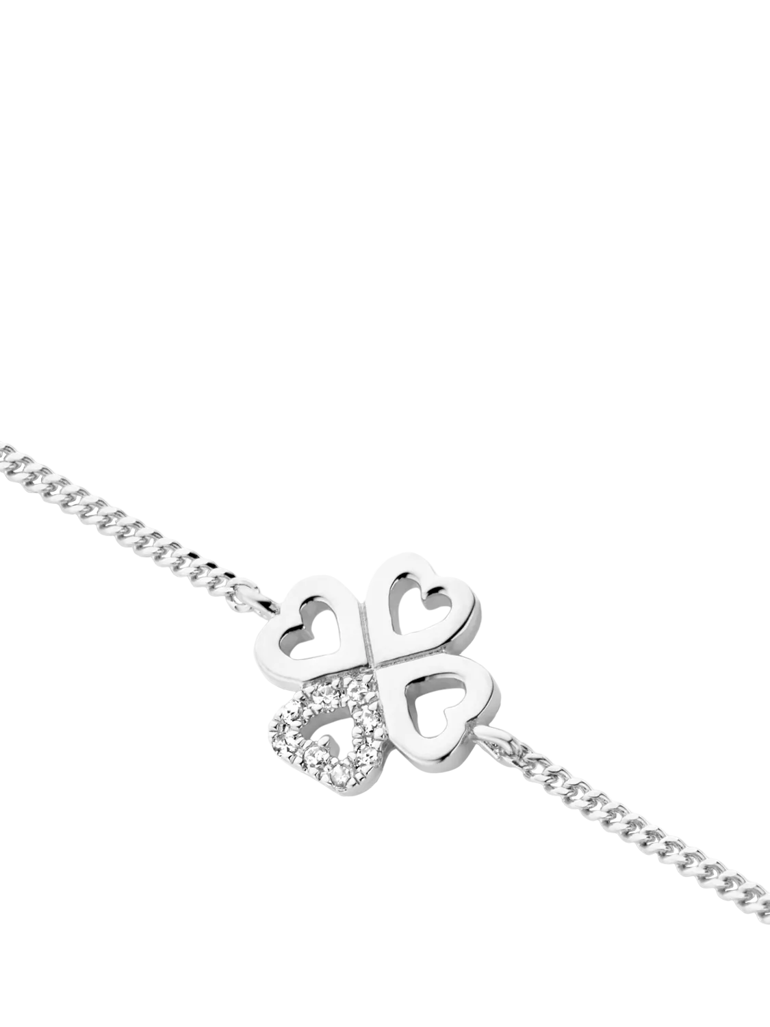 DPT Antwerp diamond chain bracelet silver - British product