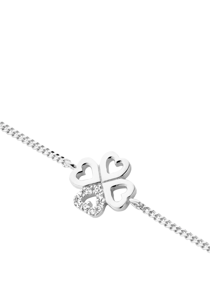 DPT Antwerp diamond chain bracelet silver - British product