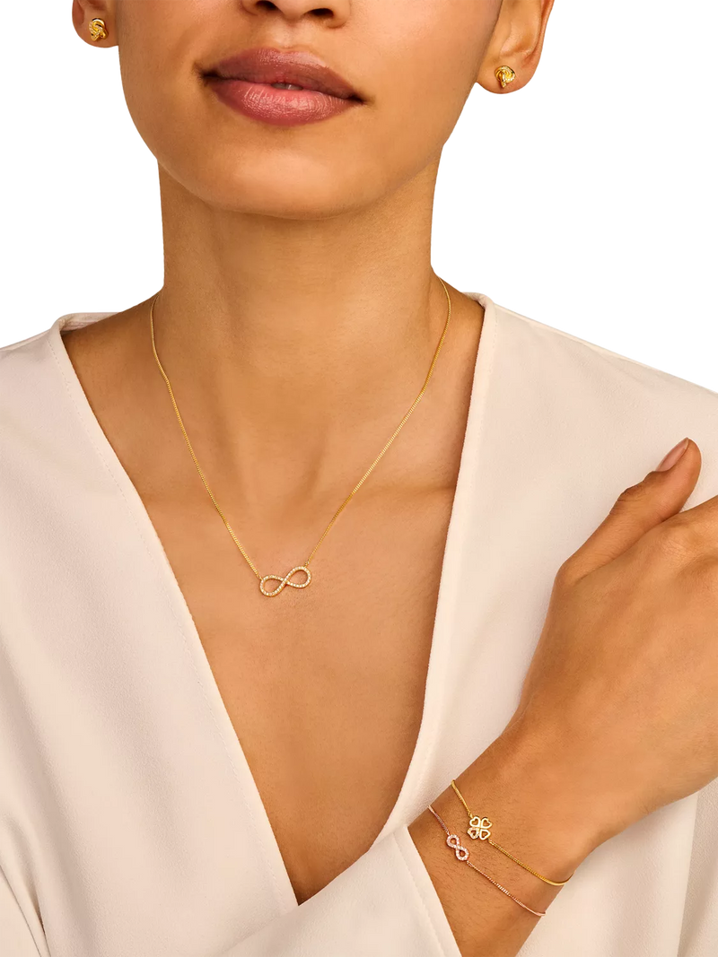 DPT Antwerp diamond chain bracelet silver - British product