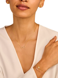DPT Antwerp diamond chain bracelet silver - British product