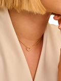 DPT Antwerp gold heart of diamonds pendant necklace - British product