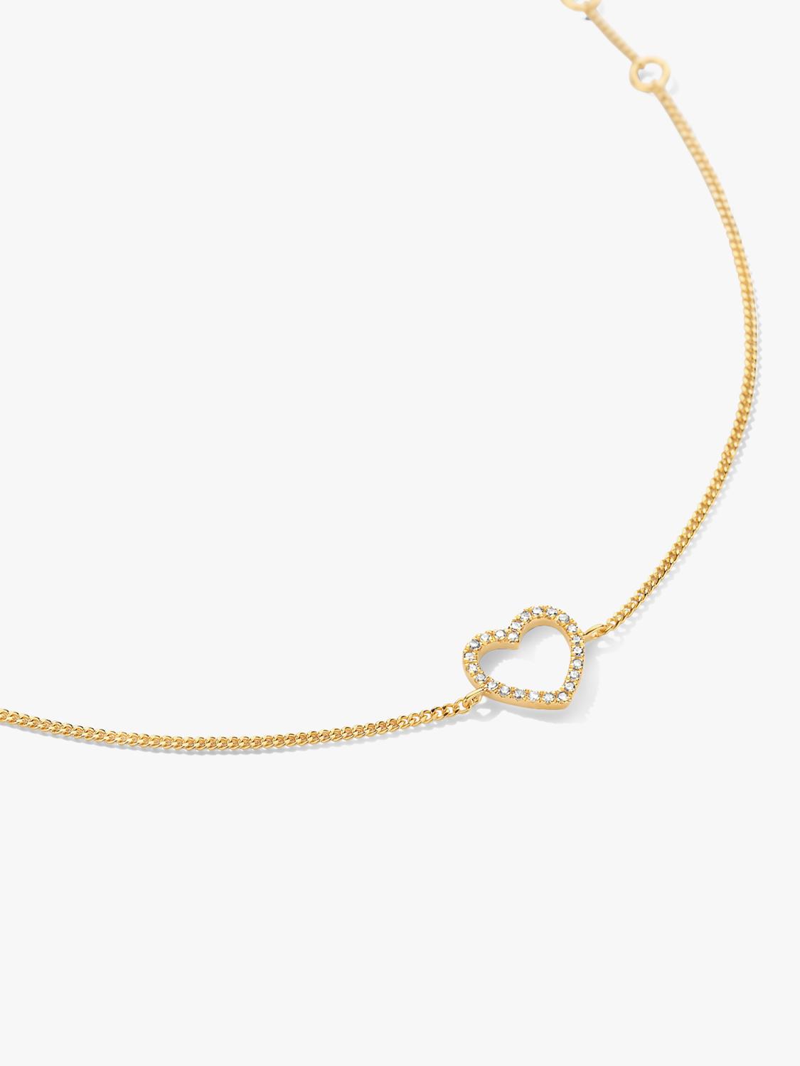 DPT Antwerp Heart of Diamonds chain bracelet, imported from the UK