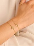 DPT Antwerp Heart of Diamonds chain bracelet, imported from the UK