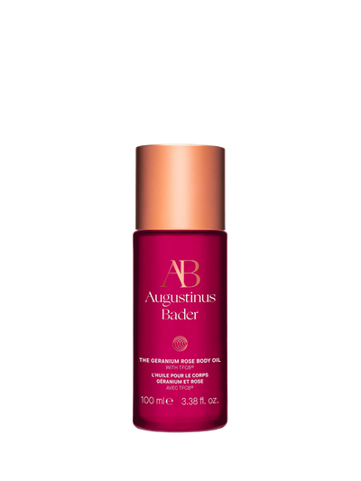 John Lewis Augustinus Bader Geranium Rose Body Oil, 100ml- Buy online at McGrocer