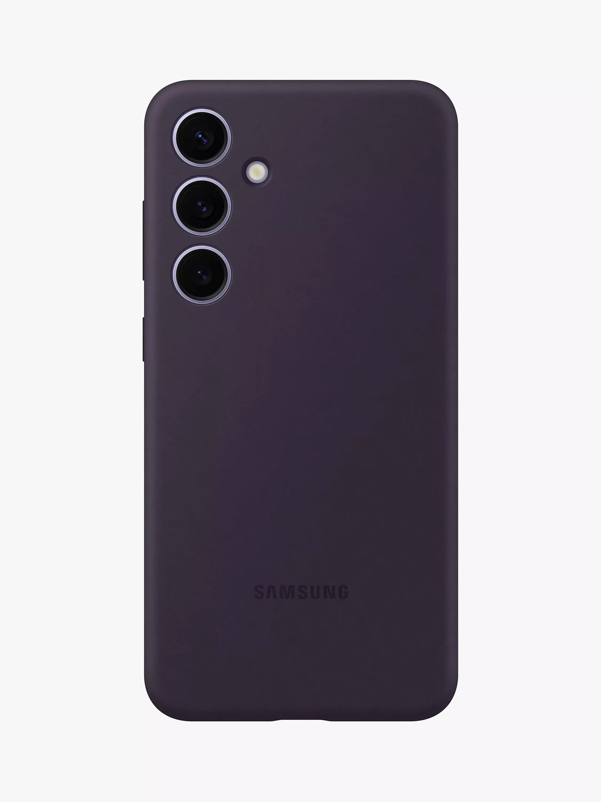 جراب سيليكون سامسونج بنفسجي داكن لجهاز Galaxy S24+، مستورد من المملكة المتحدة