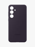 Samsung Silicone Case Dark Violet for Galaxy S24+, imported from the UK