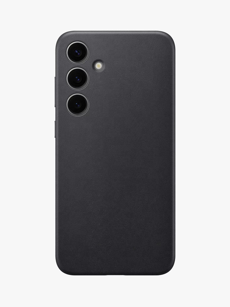 Samsung vegan leather case for Galaxy S24+ black - British product