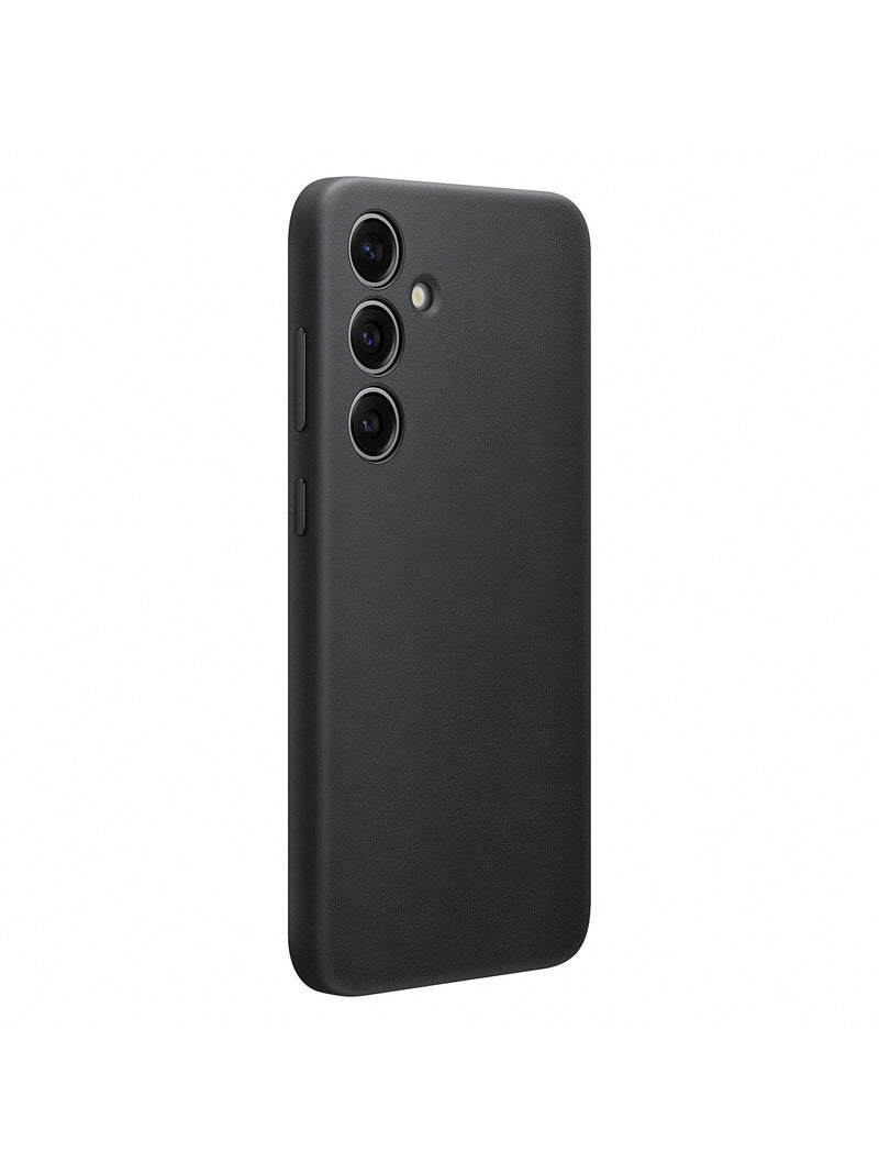 Samsung vegan leather case for Galaxy S24+ black - British product