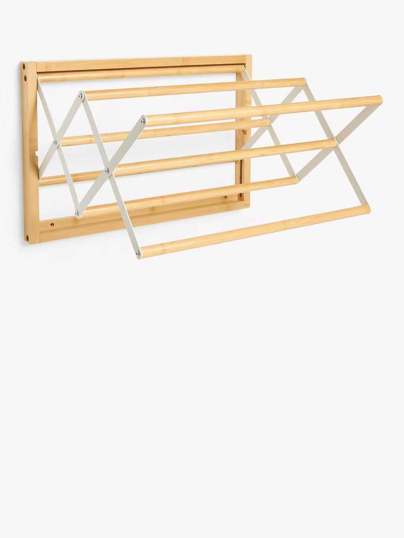John Lewis wall-fixed bamboo airer 60cm wide (British brand)