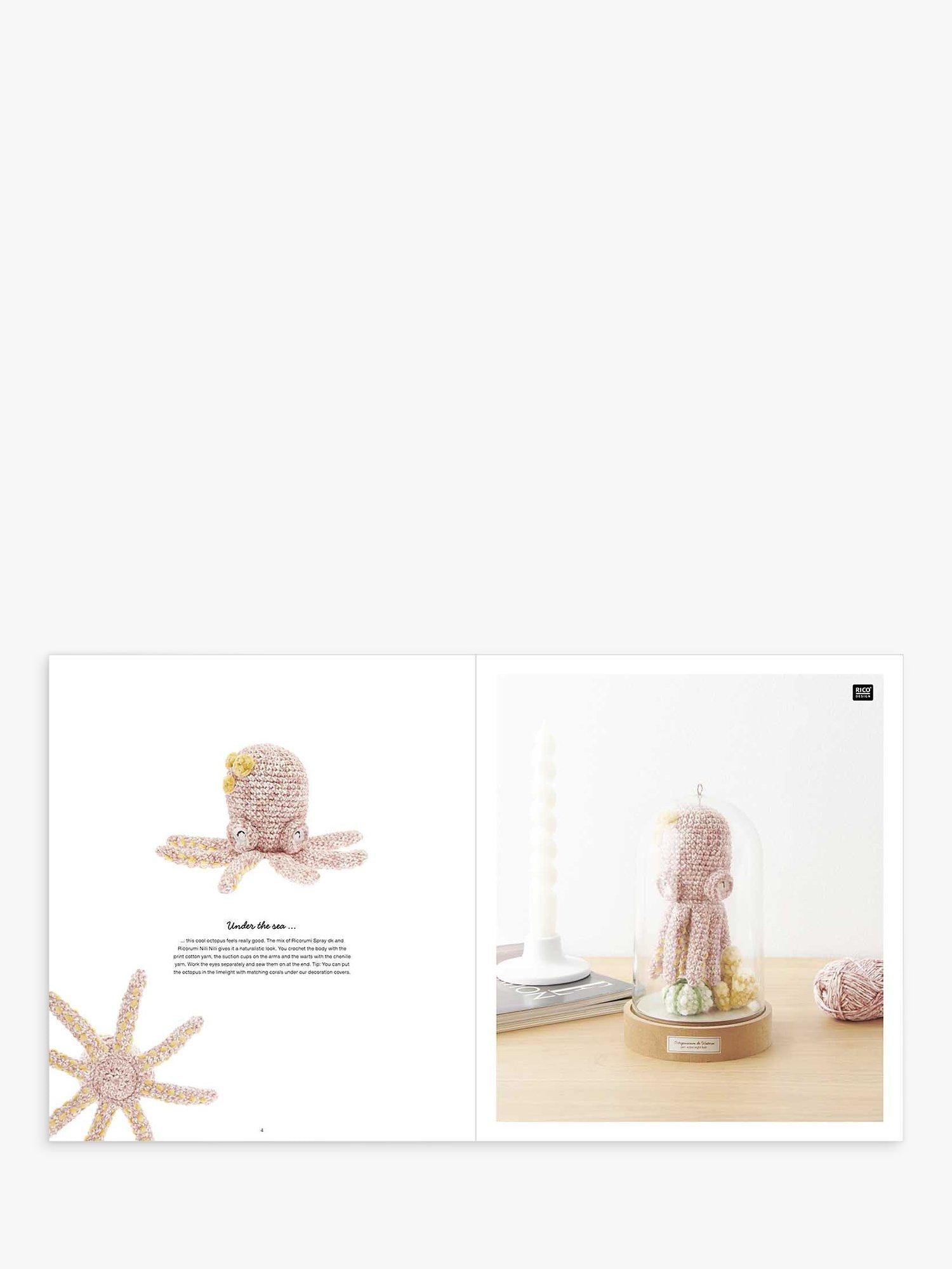 Rico Design Ricorumi Underwater World crochet book 24 pages - British product