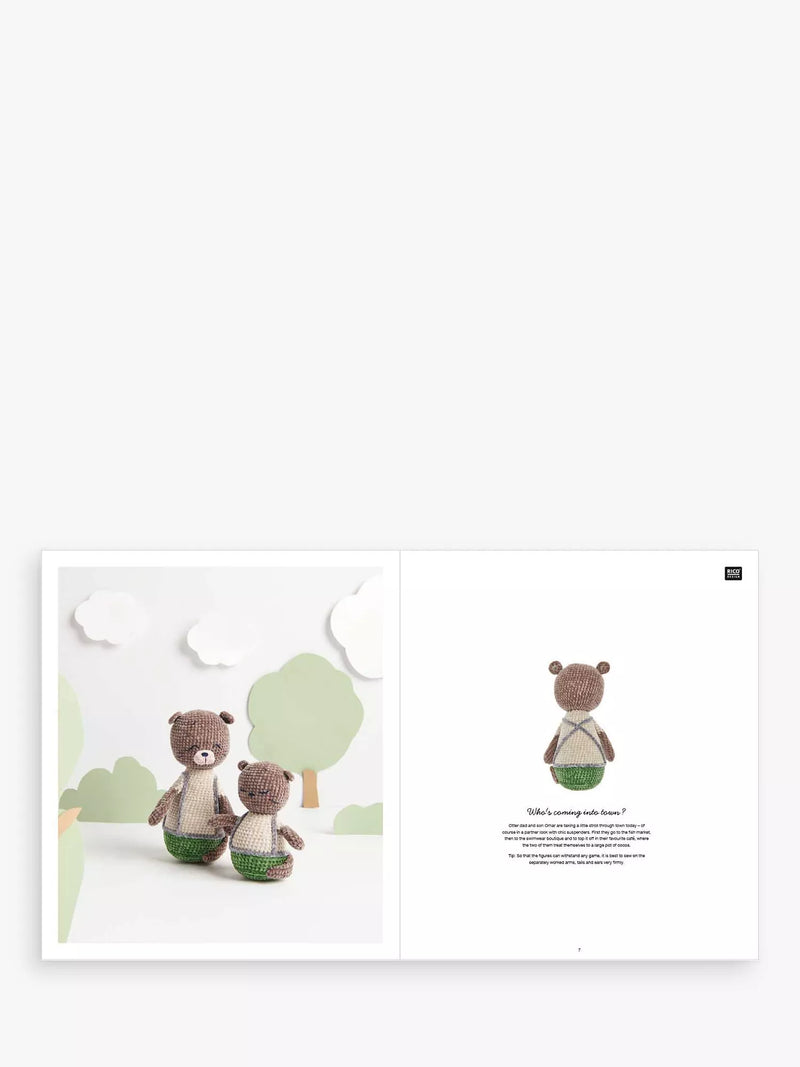 Rico Design Ricorumi crochet pattern book 24 pages, imported from the UK