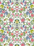 Designers Guild Brocart Decoratif printed floral linen fabric, UK version