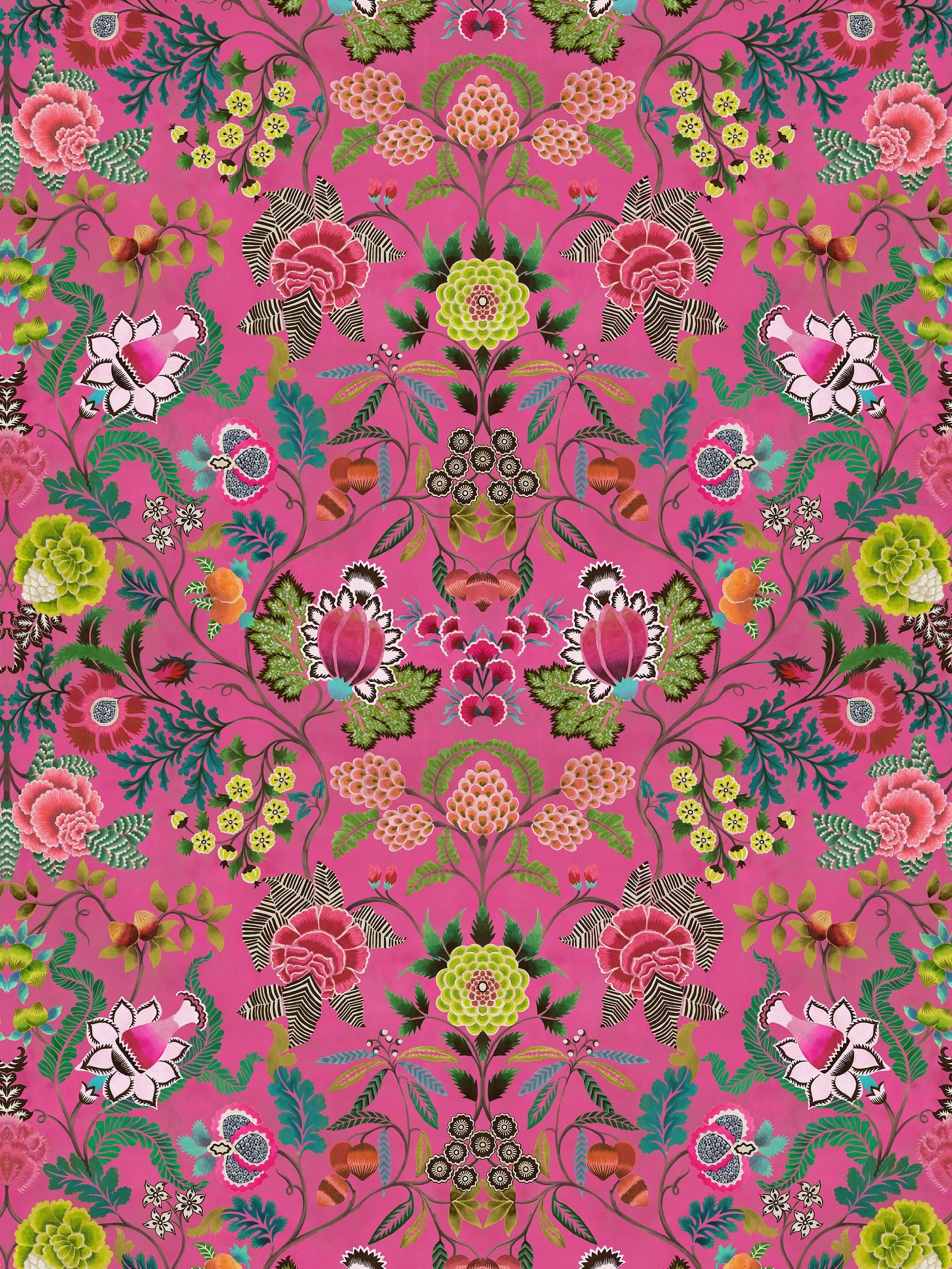 Designers Guild Brocart Decoratif Printed Floral Linen Furnishing Fabric