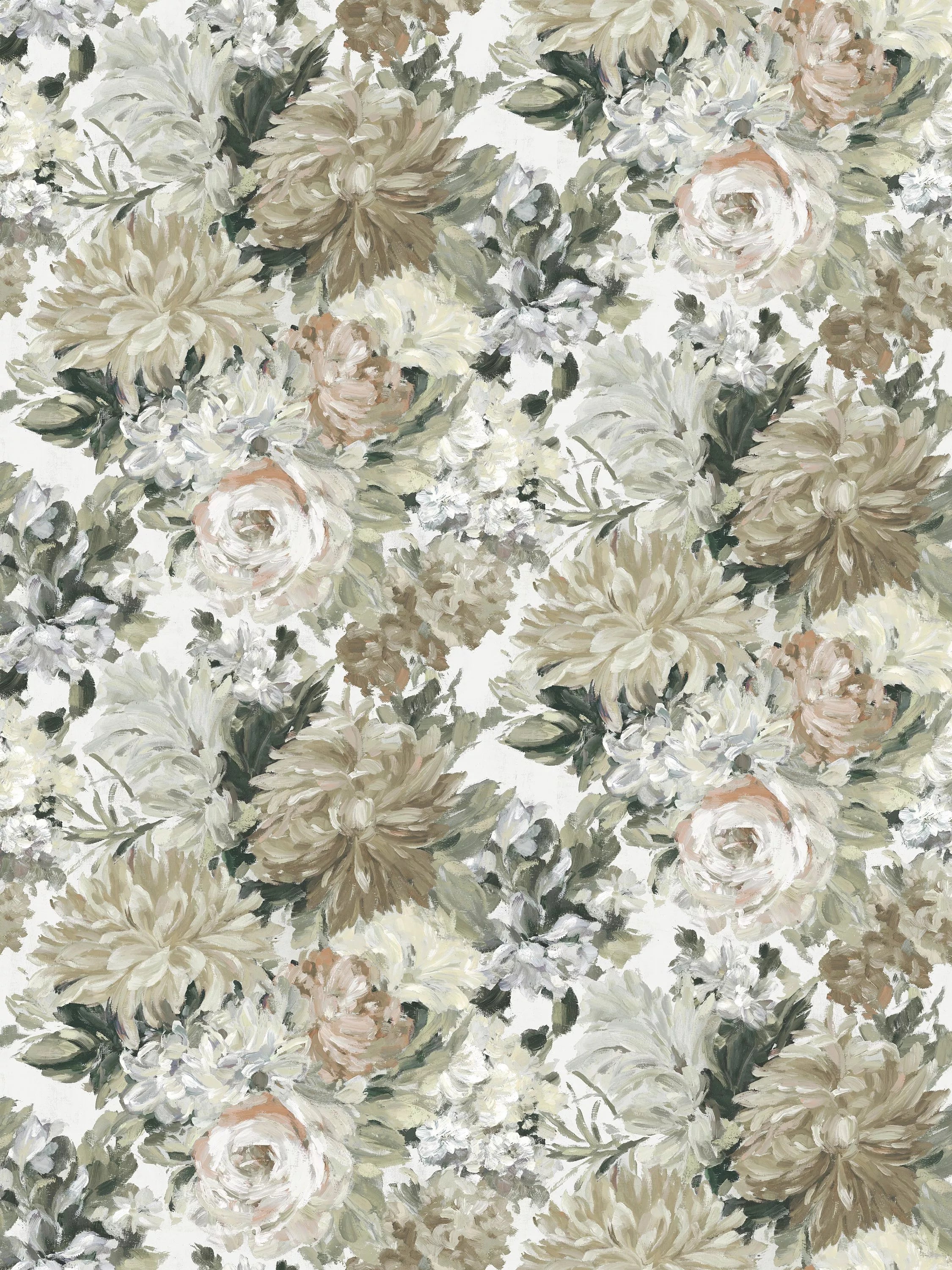 Designers Guild Rose De Damas Printed Floral Cotton Furnishing Fabric