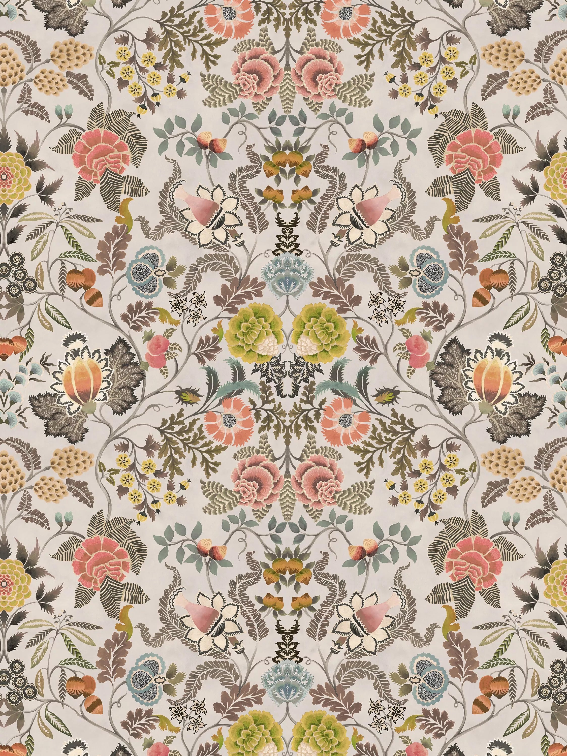 Designers Guild Brocart Decoratif Printed Floral Linen Furnishing Fabric