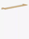 Hansgrohe AddStoris Wall-Mounted Double Towel Rail, Brushed Bronze
