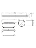 hansgrohe WallStoris bathroom storage bundle, UK version