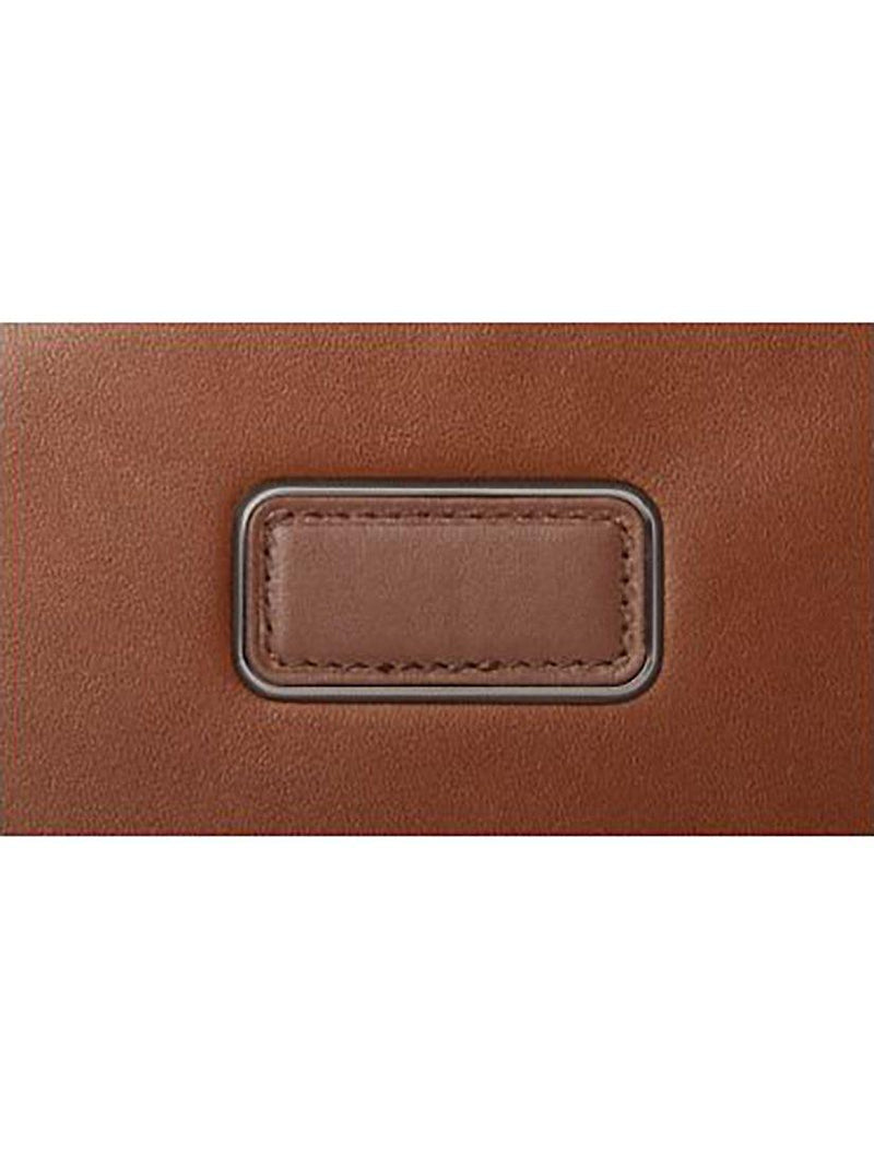 TUMI Sycamore leather briefcase cognac slim, imported from the UK
