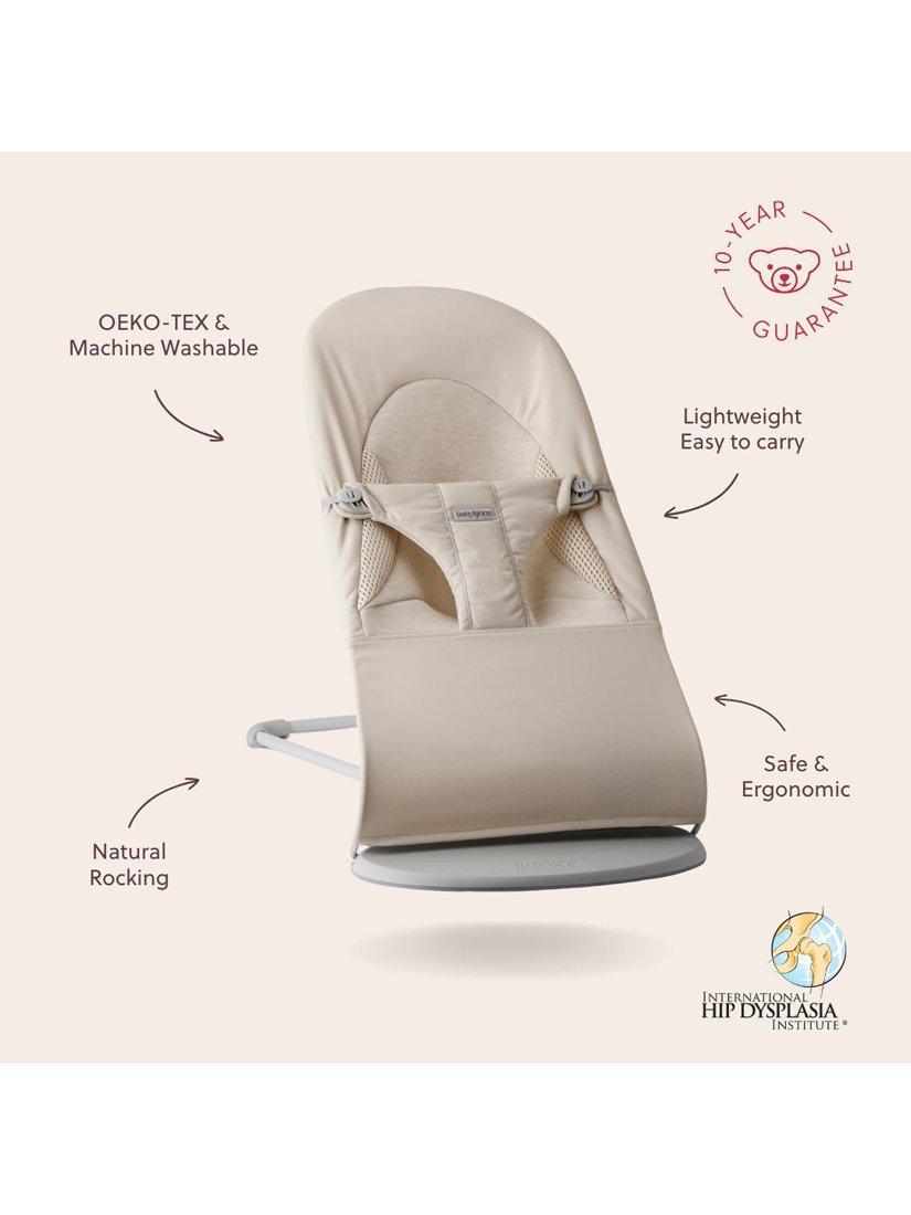BabyBjörn Bliss Tri Fabric baby bouncer, UK version