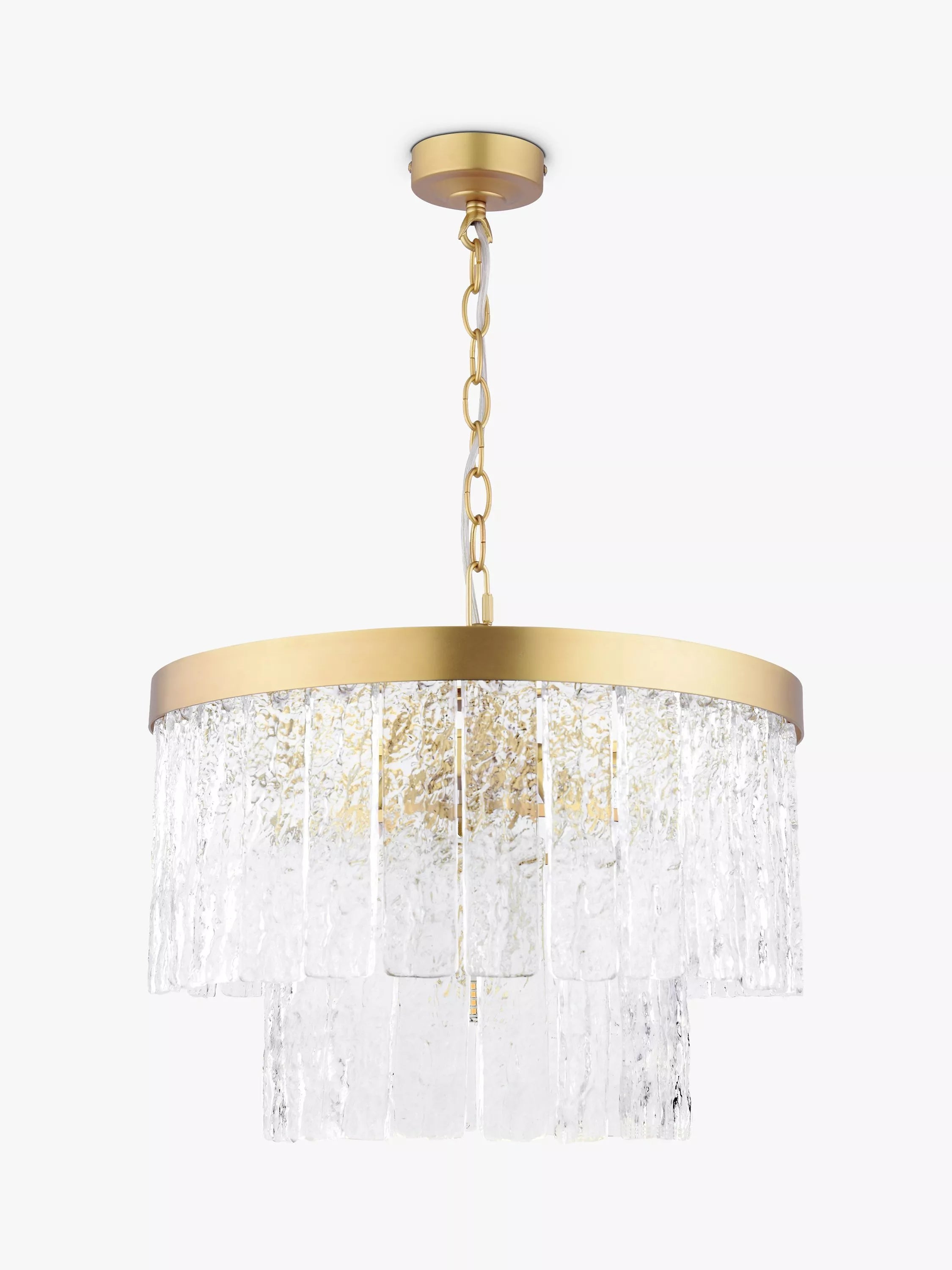 Laura Ashley Durnsford 4 arm chandelier matt antique brass (British brand)