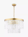 Laura Ashley Durnsford 4 arm chandelier matt antique brass (British brand)