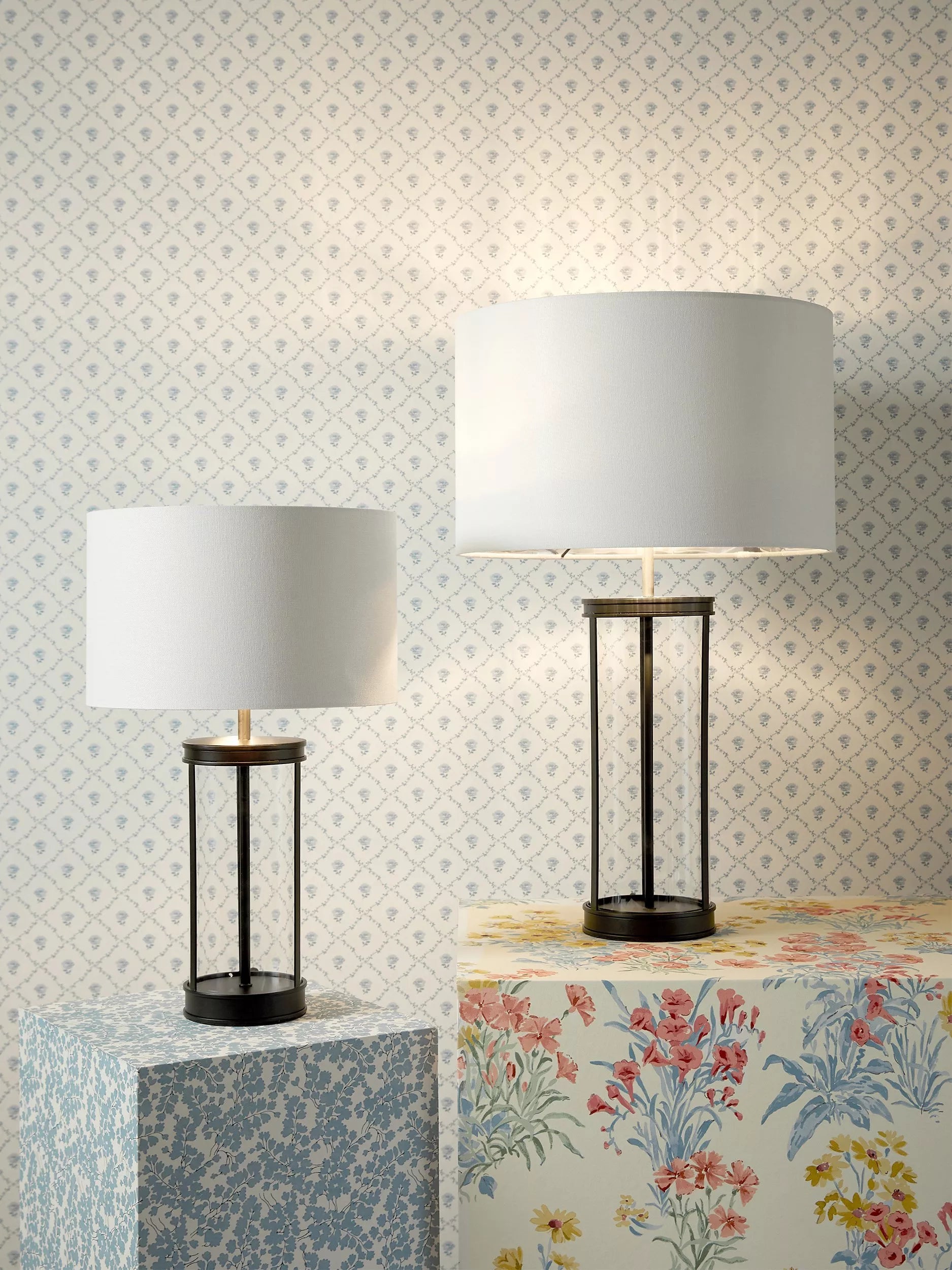 Laura Ashley Harrington large table lamp antique finish, imported from the UK