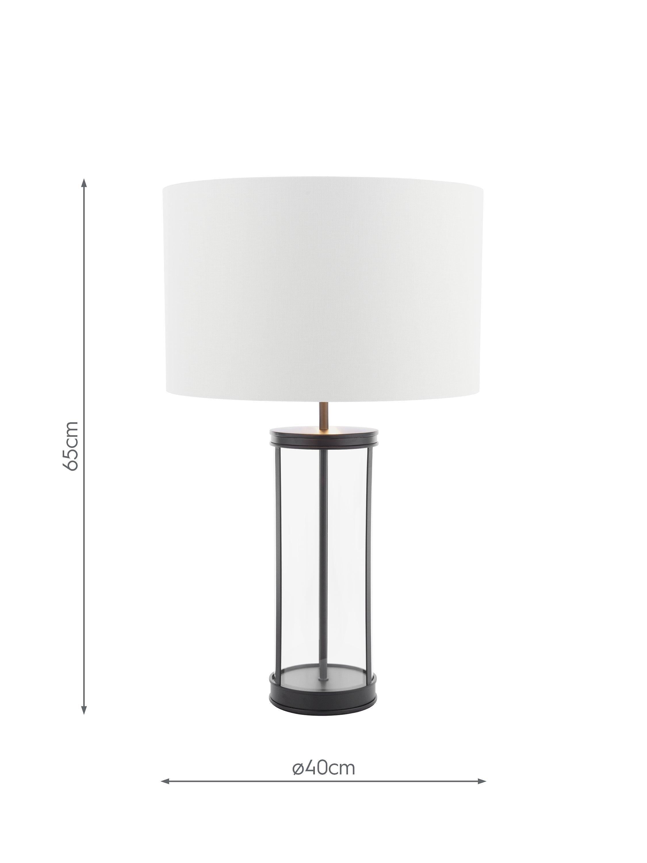 Laura Ashley Harrington large table lamp antique finish, imported from the UK