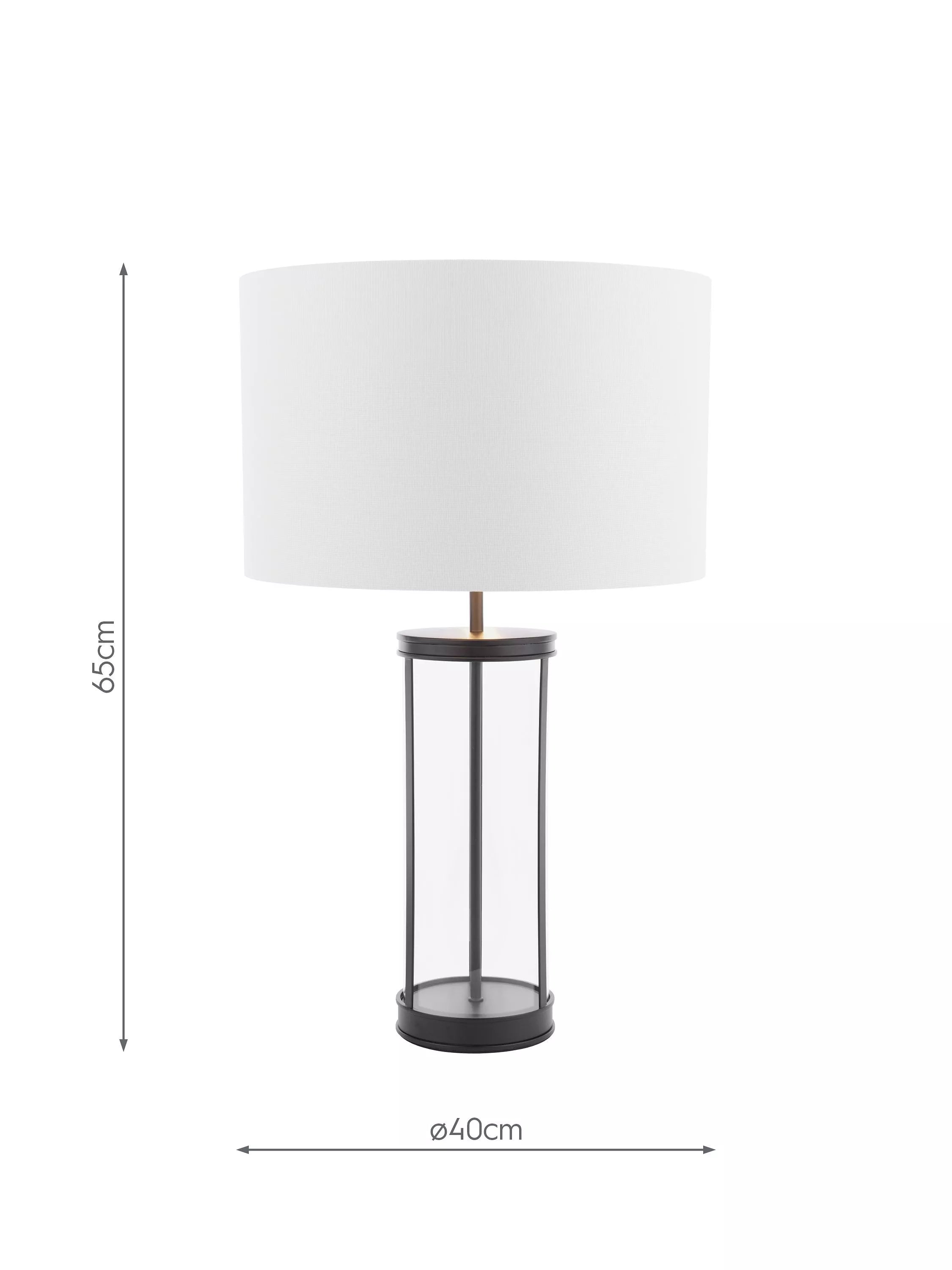 Laura Ashley Harrington large table lamp antique finish, imported from the UK