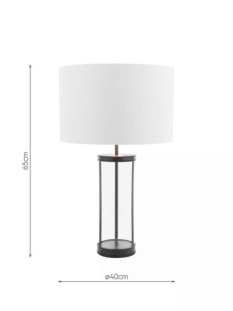 Laura Ashley Harrington large table lamp antique finish, imported from the UK