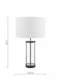 Laura Ashley Harrington large table lamp antique finish, imported from the UK