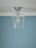 Laura Ashley Ockley semi flush ceiling light, imported from the UK