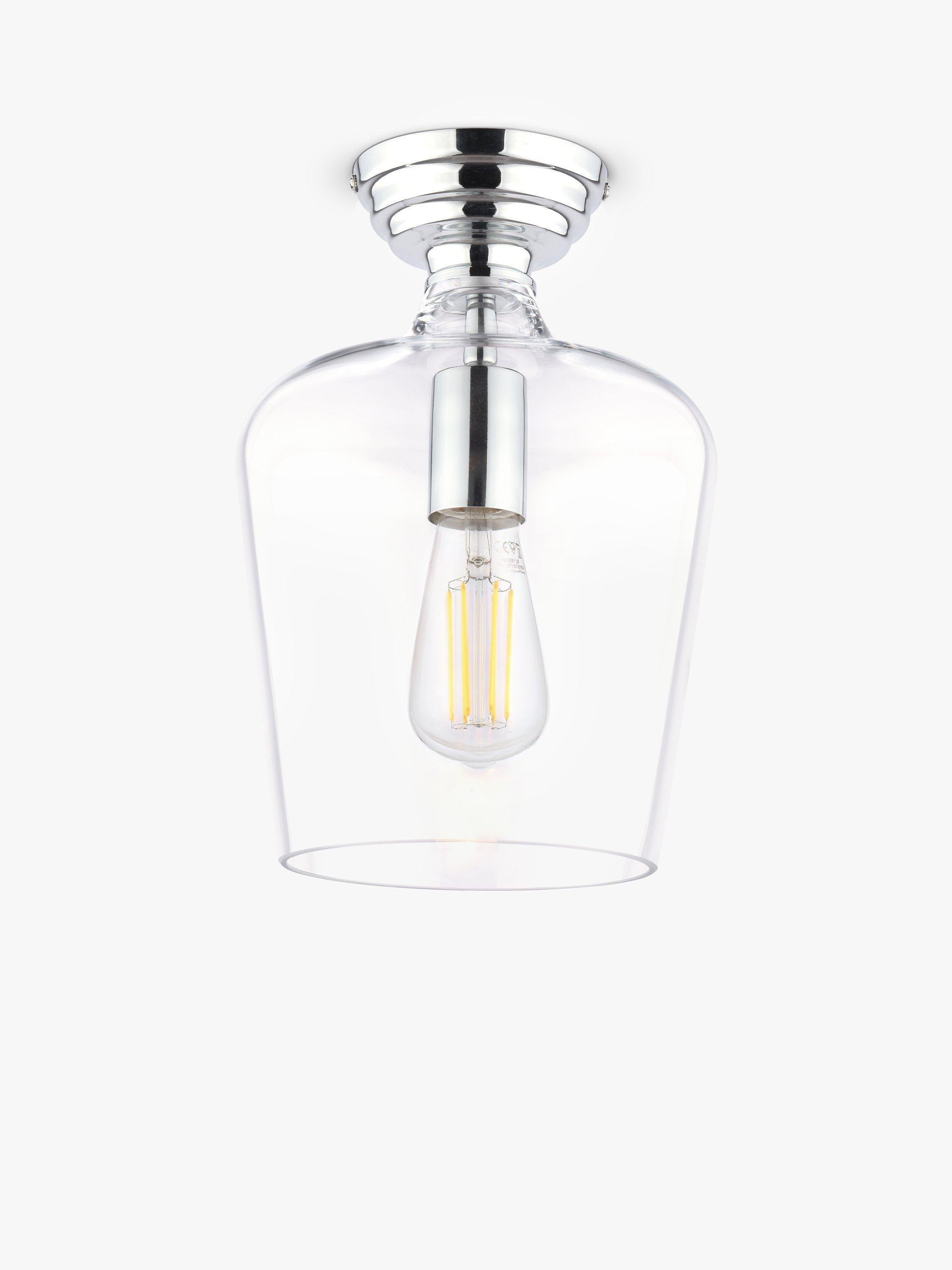 Laura Ashley Ockley semi flush ceiling light, imported from the UK