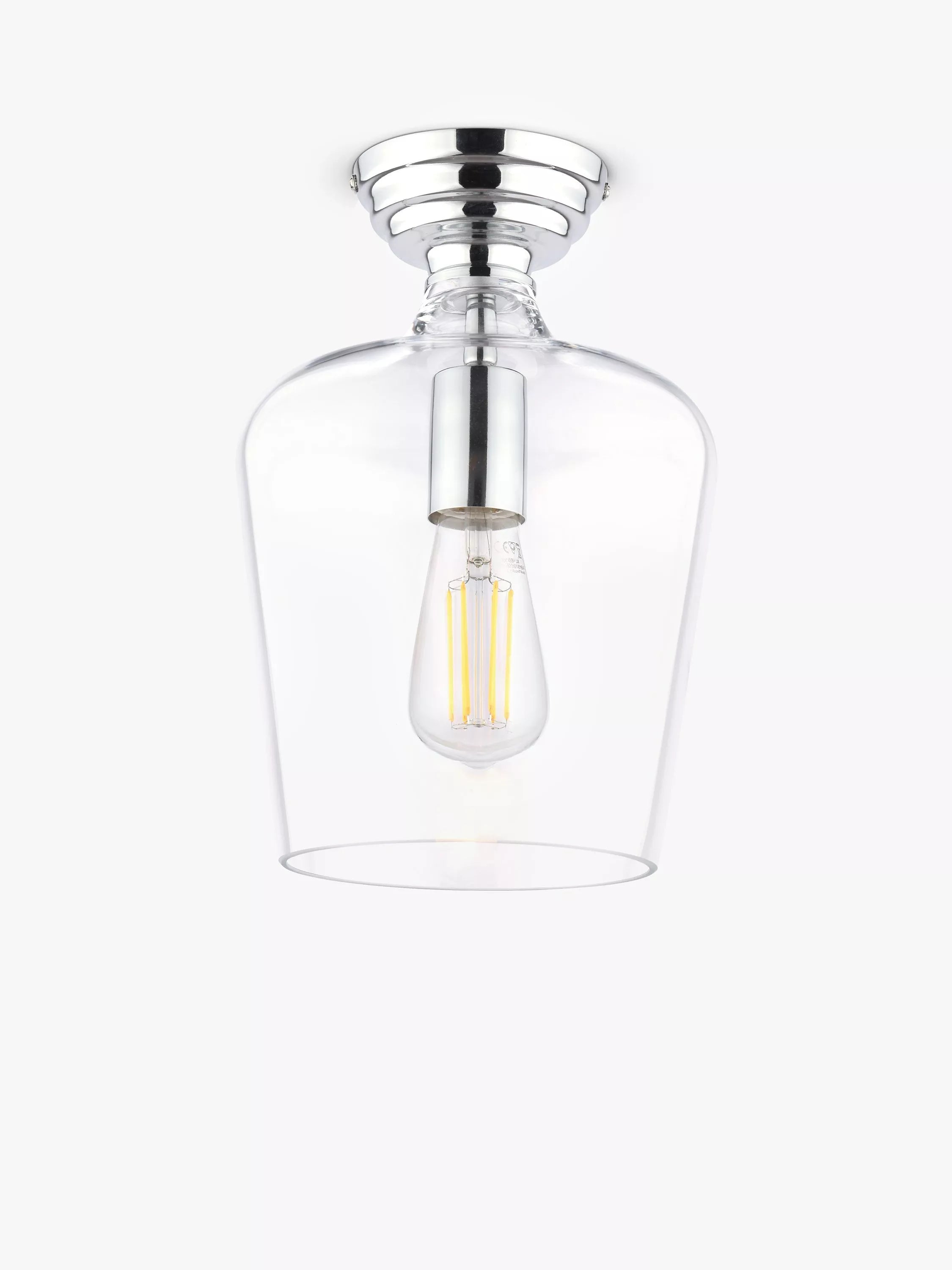 Laura Ashley Ockley semi flush ceiling light, imported from the UK