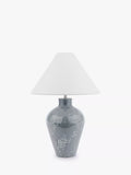 Laura Ashley Pussy Willow ceramic table lamp grey medium - British product