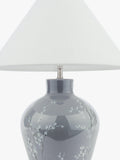 Laura Ashley Pussy Willow ceramic table lamp grey medium - British product
