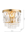 Laura Ashley Rhosill wall light matt antique brass (British brand)