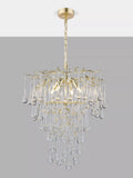 Laura Ashley Willow crystal chandelier champagne satin (British brand)