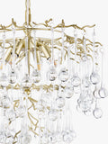 Laura Ashley Willow crystal chandelier champagne satin (British brand)