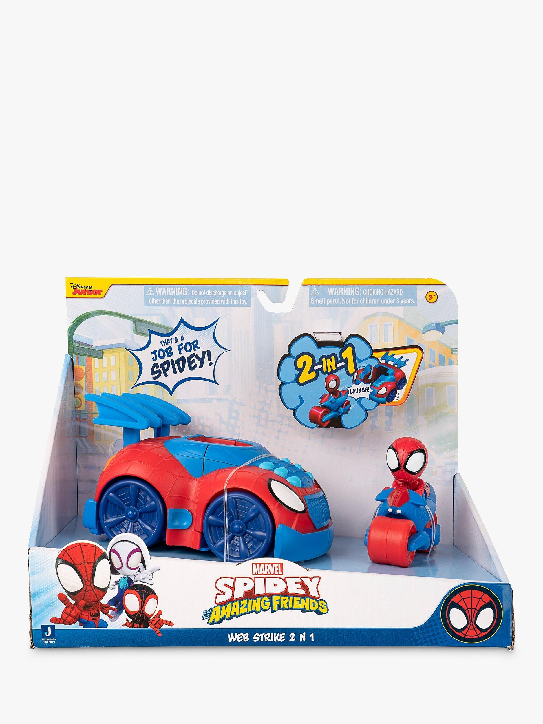 Spidey And His Amazing Friends Web Strike 2-in-1 Vehicle toy - British product