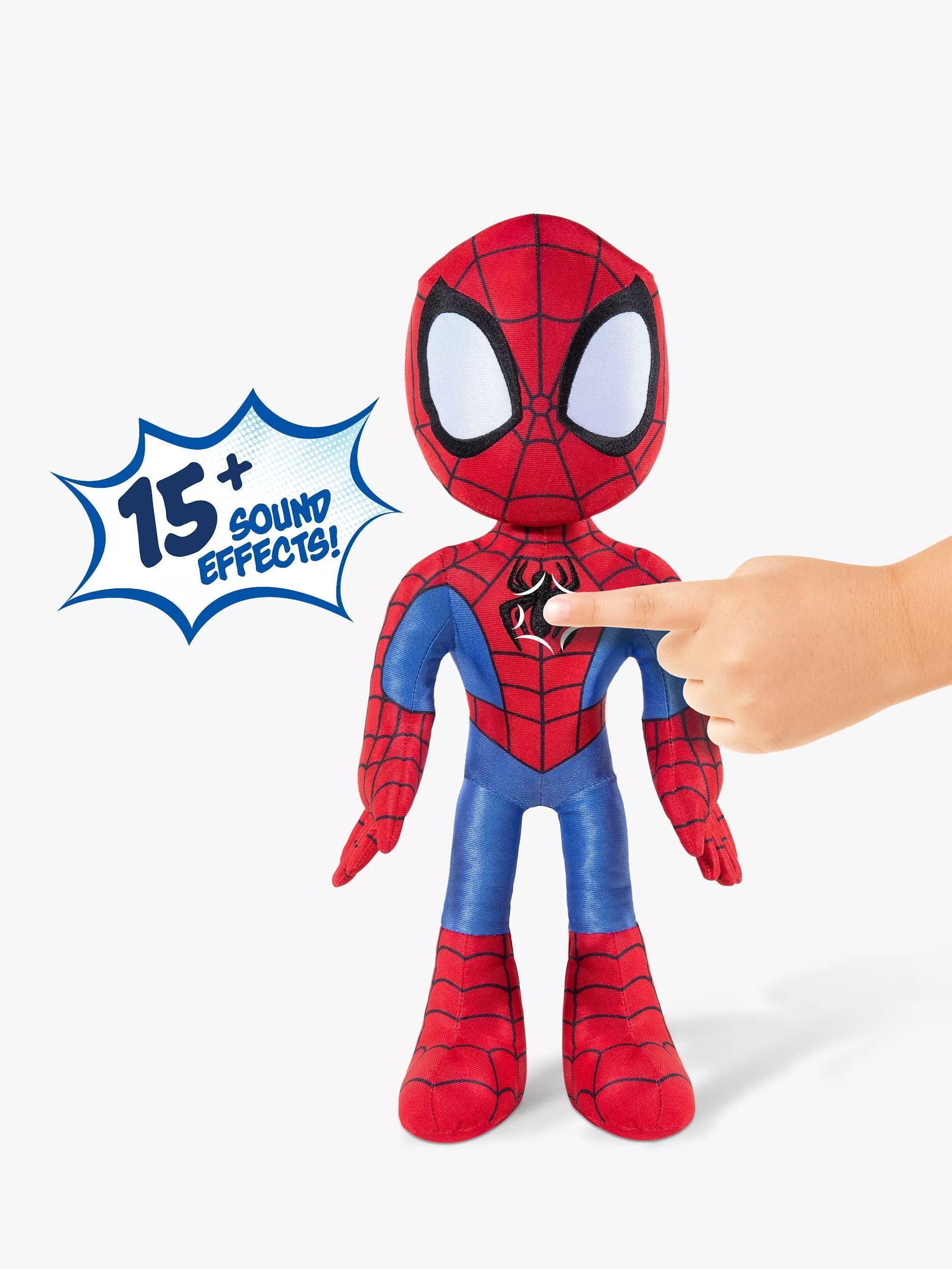 Spidey And His Amazing Friends plush toy with sounds 16 inch (British brand)