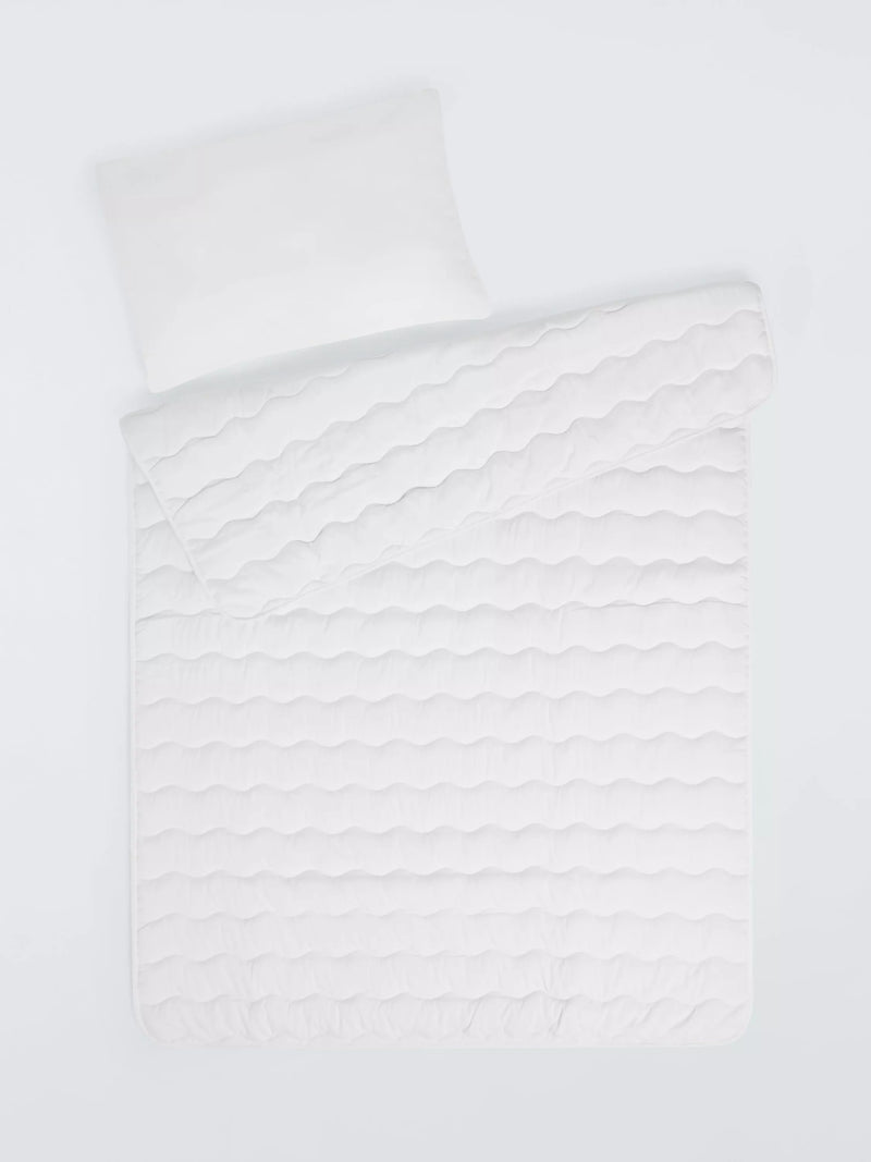 John Lewis Kids' Easycare Washable Duvet and Pillow Set 7 Tog Single, UK version
