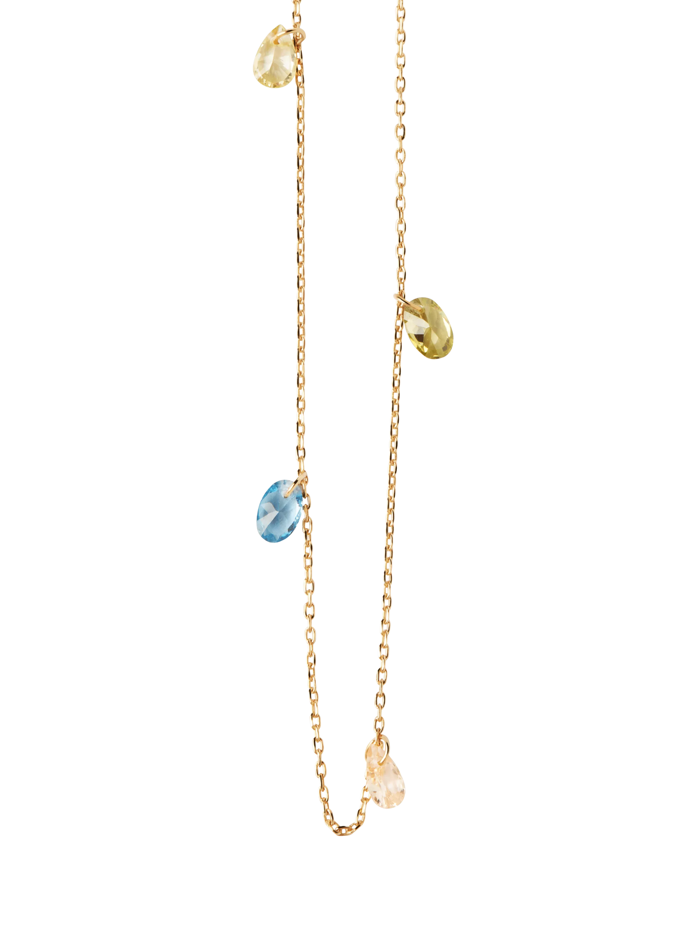 PDPAOLA Bloom Cubic Zirconia necklace 40-50cm, imported from the UK