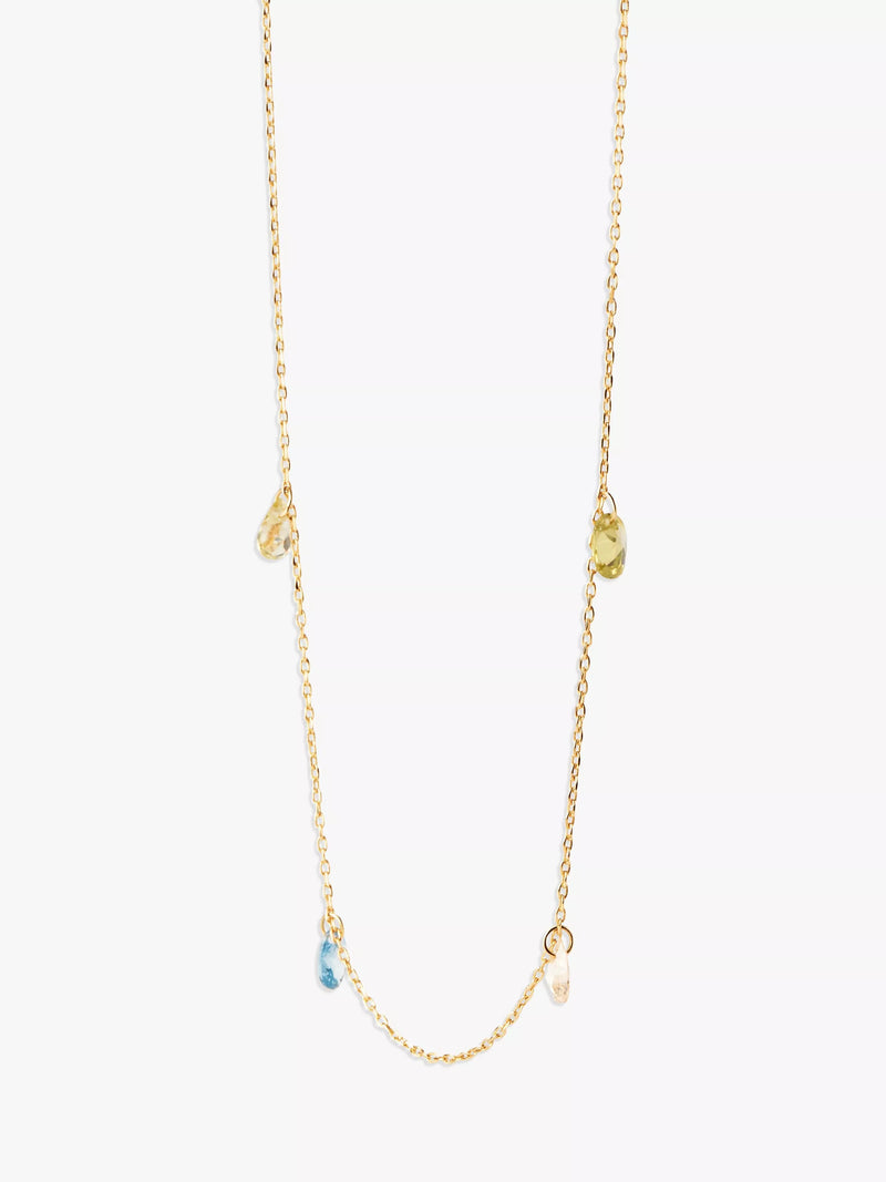 PDPAOLA Bloom Cubic Zirconia necklace 40-50cm, imported from the UK