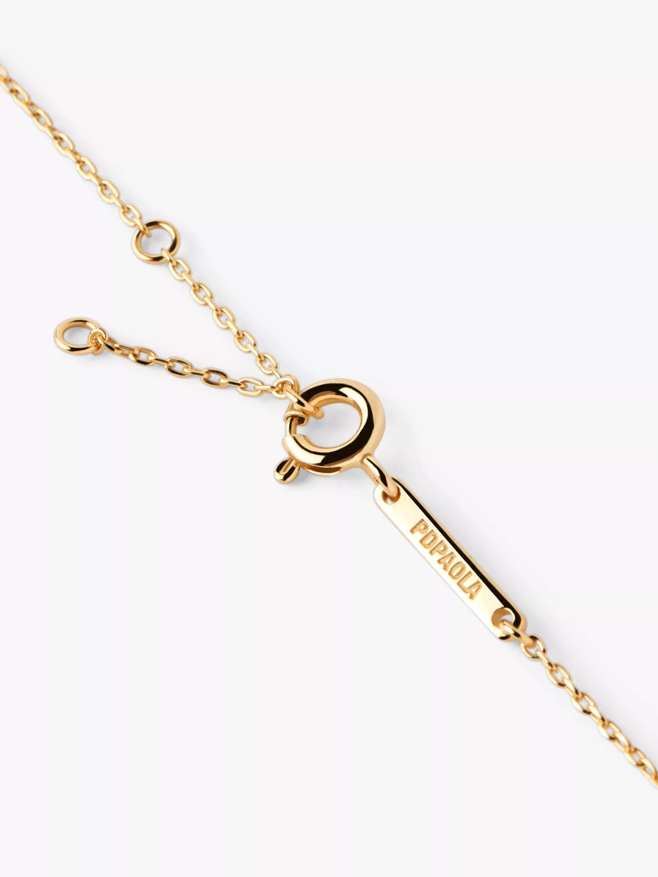 PDPAOLA Bloom Cubic Zirconia necklace 40-50cm, imported from the UK