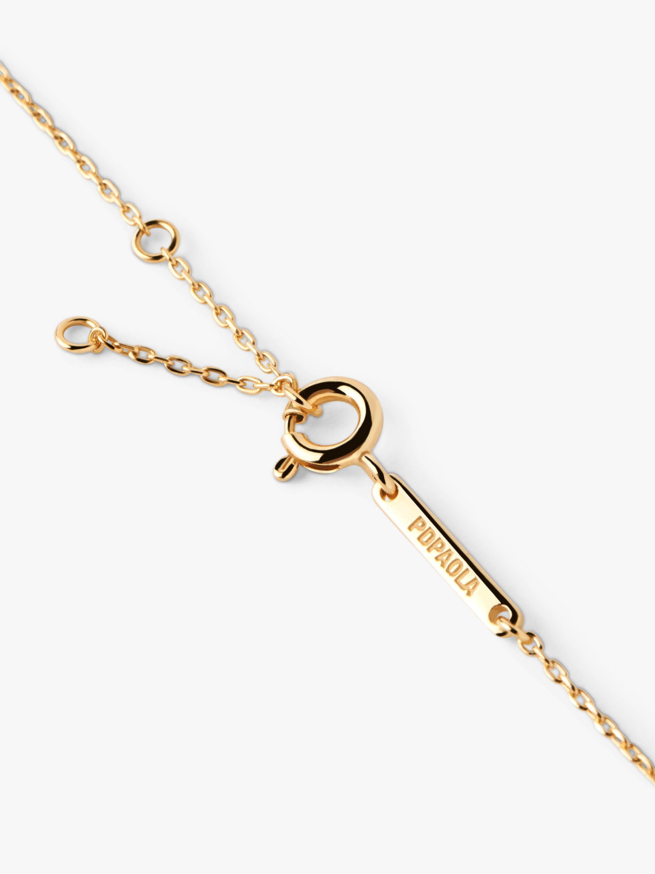 PDPAOLA Rainbow Drop charm bracelet Gold/Multi, UK version