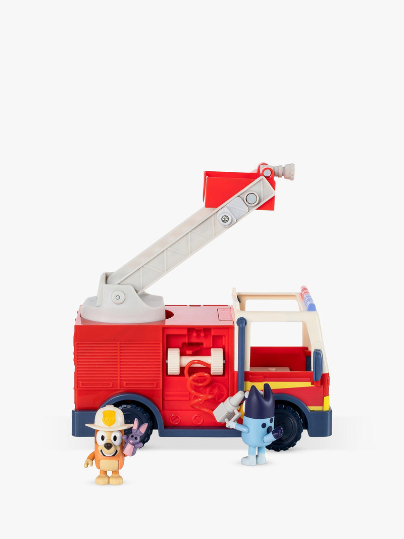Bluey Fire Truck Playset with Bingo and Bluey figures (British brand)
