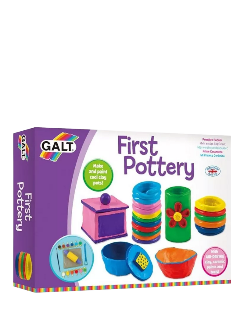 Galt First Pottery craft set with air-drying clay, imported from the UK