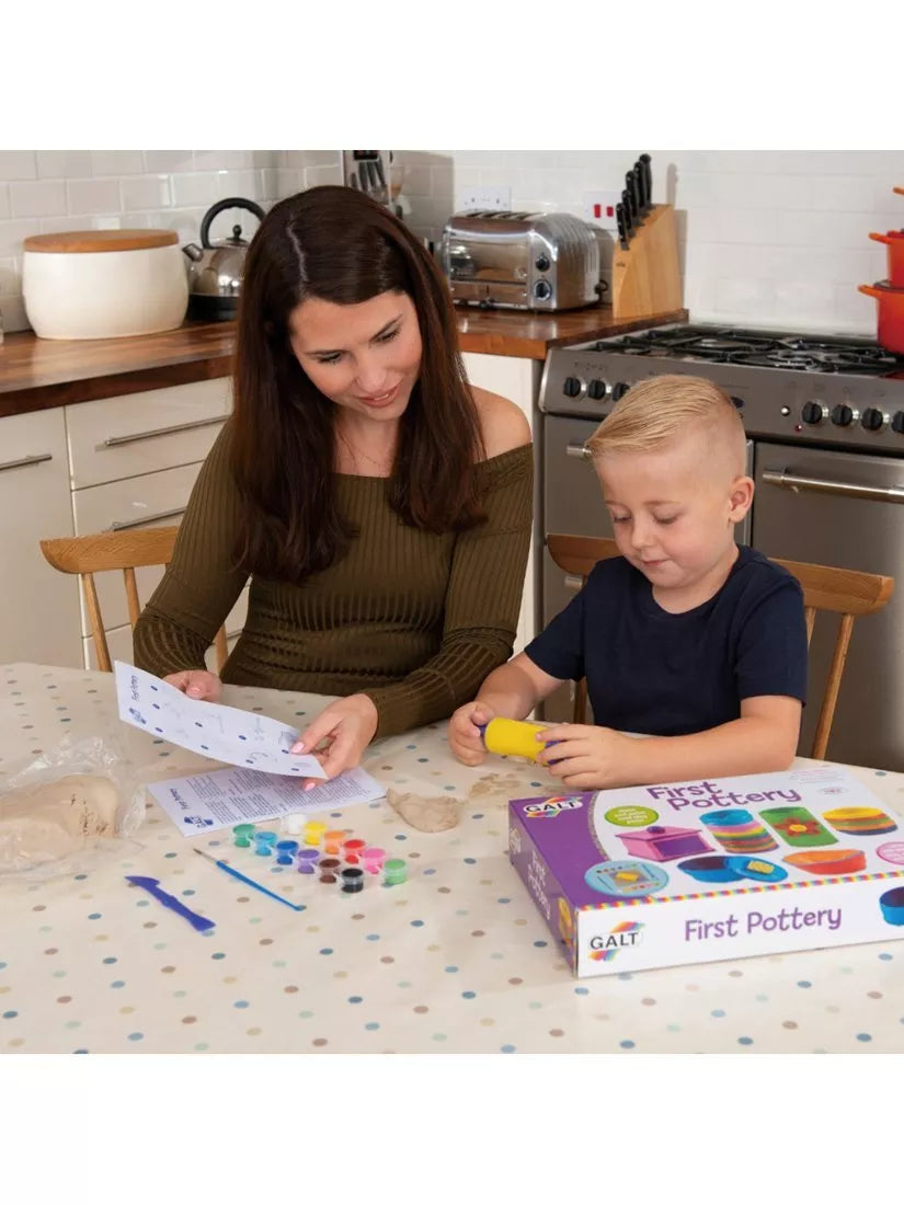 Galt First Pottery craft set with air-drying clay, imported from the UK