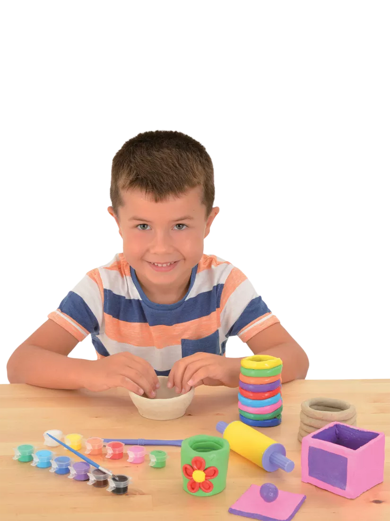 Galt First Pottery craft set with air-drying clay, imported from the UK